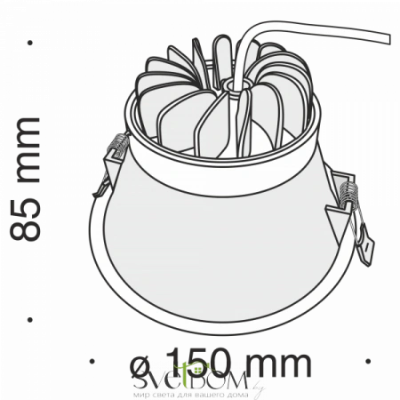 Светильники Maytoni DL039-L15W3K от Магазина Svetdom.by