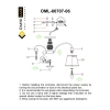 Люстра потолочная Omnilux  OML-66707-06 Omnilux