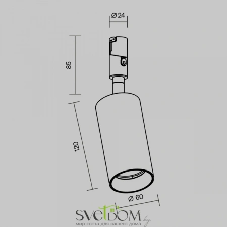 TR201-1-15W3K-M-B Maytoni