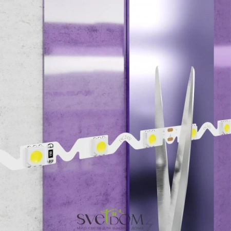 Светодиодная лента 24В 5050 12Вт/м 3000K 5м IP20