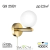 Citilux Рунд CL205310N Бра с выключателем Бронза CITILUX