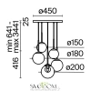 Подвесной светильник Maytoni MOD521PL-05G Maytoni