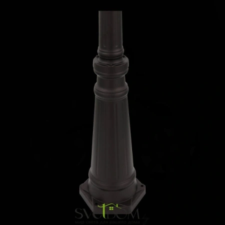 SL080.425.02 Светильник уличный наземный ST-Luce Темный кофе/Прозрачный, Темный кофе E27 2*100W LASTERO ST LUCE