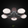 CITILUX CL131151 Октава Хром+Венге Св-к Люстра CITILUX