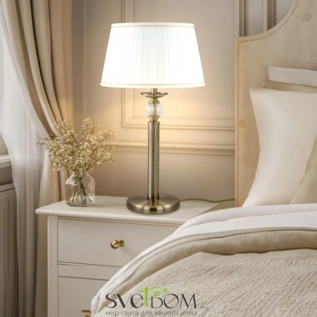 Citilux Гера CL433813 Настольная лампа с абажуром Бронза CITILUX