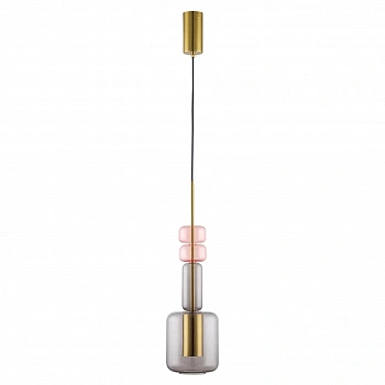 6504/1 SUSPENTIONI LN23 194 бронза, розовый, серый Подвес GU10 50W 220V VERONA