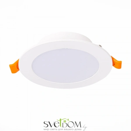 ST212.508.10 Св-к встр. Белый LED 1*10W 3000K/4000K/6000K 850Lm Ra80 110° IP20 D120xH30 220-240V Встраиваемые светильники ST LUCE