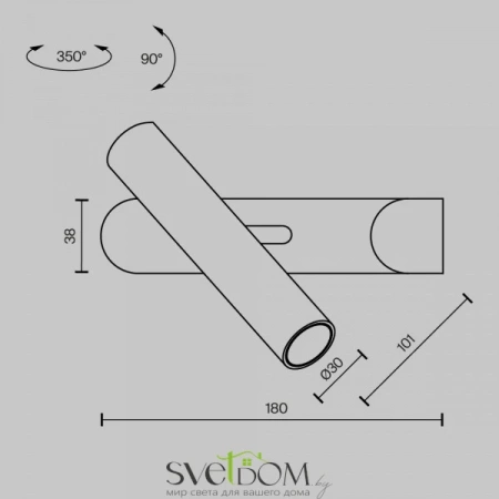 Настенные светильники MOD442WL-L8B3K1 Maytoni | Svetdom.by