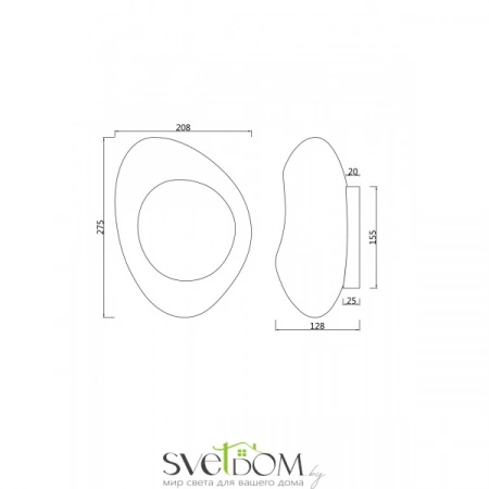 Настенные светильники MOD306WL-01G Maytoni | Svetdom.by