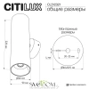 CITILUX CL512321 AXEL Черный Св-к Настенный 2-ламп. CITILUX