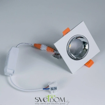 Citilux Альфа CLD001KNW1 LED Встраиваемый светильник Белый Хром CITILUX