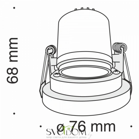 Встраиваемые светильники Maytoni DL040-L10W4K от Магазина Svetdom.by