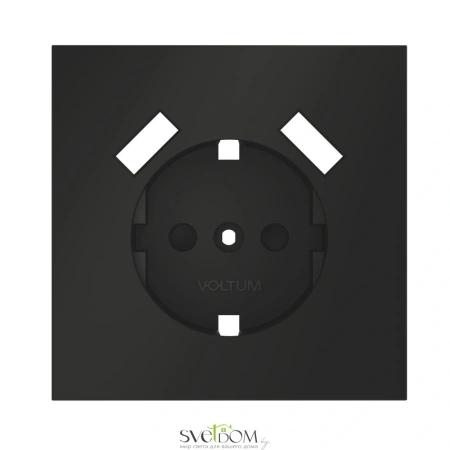 Накладка для розетки USB A+A Voltum S70 Черный VLS000908 Voltum VLS000908