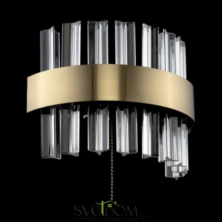 Citilux Рианна CL337313 LED Бра хрустальное с выключателем Бронза CITILUX