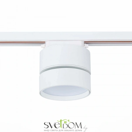 ST651.536.14 Св-к трек. Белый LED 1*14W 3000K 1 100Lm Ra>90 120° IP20 D104xH128 170-240VV Однофазная трековая система ST LUCE