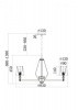 ЛюстрыMOD038PL-08CH Maytoni | Svetdom.by