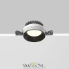 Встраиваемый светильник (Набор) Maytoni DL055-8W3-4-6K-TRS-B Okno, 8Вт, LED, Черный, IP 44 Maytoni