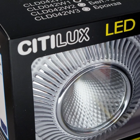 Встраиваемый светильник Citilux Дзета CLD042W1 CITILUX