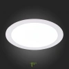 ST209.548.18 Св-к встр. Белый LED 1*18W 4000K 1 350Lm Ra80 110° IP20 D225xH8 90-265V Встраиваемые светильники ST LUCE