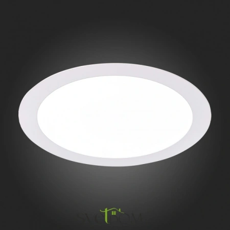 ST209.548.18 Св-к встр. Белый LED 1*18W 4000K 1 350Lm Ra80 110° IP20 D225xH8 90-265V Встраиваемые светильники ST LUCE