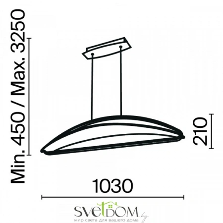 Подвесные светильники Maytoni MOD281PL-L34BS3K от Магазина Svetdom.by