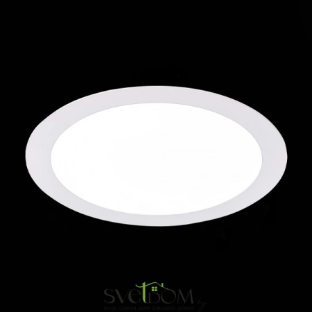 ST209.538.18 Св-к встр. Белый LED 1*18W 3000K 1 296Lm Ra80 110° IP20 D225xH8 90-265V Встраиваемые светильники ST LUCE