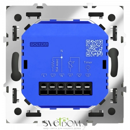 Устройства управления светом и климатом Voltum – Терморегулятор Voltum S70 VLS070106 
