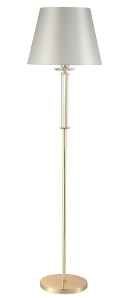Торшер Crystal Lux NICOLAS PT1 GOLD/WHITE Crystal Lux