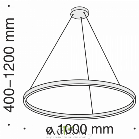 Подвесные светильники Maytoni MOD058PL-L54BS4K от Магазина Svetdom.by