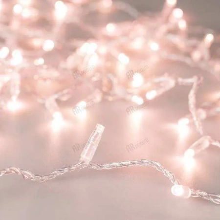 ARLIGHT Светодиодная гирлянда ARD-STRING-CLASSIC-1000-CLEAR-100LED-PULSE Rose Gold (230V, 7W) (Ardecoled, IP