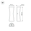Светильник LGD-Wall-Tub-J2B-12W Day White Arlight 022563 Arlight