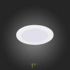 ST209.538.06 Св-к встр. Белый LED 1*6W 3000K 330Lm Ra80 110° IP20 D120xH8 90-265V Встраиваемые светильники ST LUCE