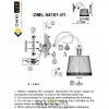 Настенные светильники OML-54101-01 Omnilux | Svetdom.by