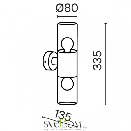 Настенные светильники O432WL-02GF Maytoni | Svetdom.by