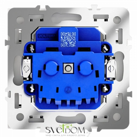 Розетки электрические с заземлением Voltum S70 VLS040102  Voltum