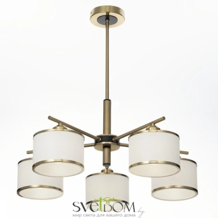 Citilux ALTON CL421253 Люстра на штанге с белыми абажурами CITILUX