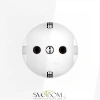 Розетки электрические с заземлением Voltum S70 VLS040101  Voltum VLS040101