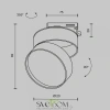 Трековый светильник Technical TR007-1-18W3K-B-1 Maytoni