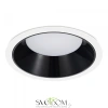 ST755.448.18 Св-к встр. Черный LED 1*18W 4000K 1 620Lm Ra80 120° IP20 D160xH60 100-240V Встраиваемые светильники ST LUCE