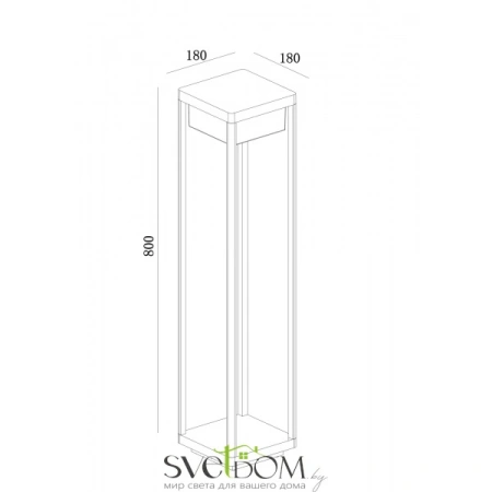 Ландшафтный светильник Outdoor O021FL-L10B3K Maytoni