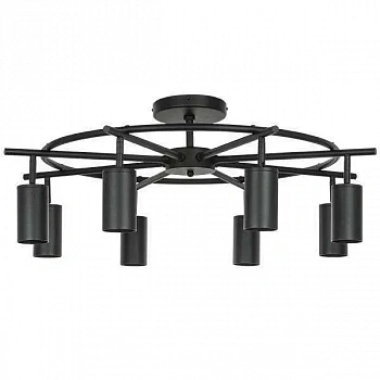 Lightstar LR718378 Люстра RULLO 8х50W GU10 ЧЕРНЫЙ (571718+214437-8)