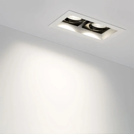 Светильник CL-KARDAN-S180x102-2x9W Warm (WH, 38 deg) Arlight 024127 Arlight