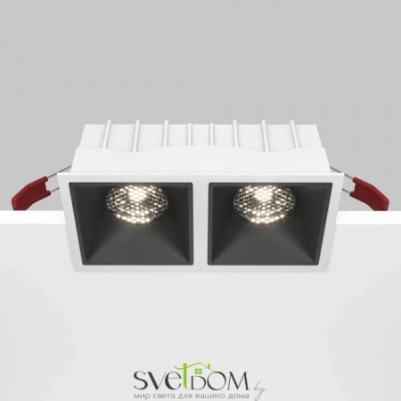 Встраиваемый светильник Alfa LED 4000K 2x15Вт 36° Maytoni