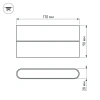 Светильник SP-Wall-170WH-Flat-12W Warm White Arlight 020802 Arlight