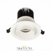 ST701.538.12 Св-к встр. Zoom Белый LED 1*12W 3000K 960Lm Ra90 15°-60° IP20 D115xH95 170-240V Встраиваемые светильники ST LUCE