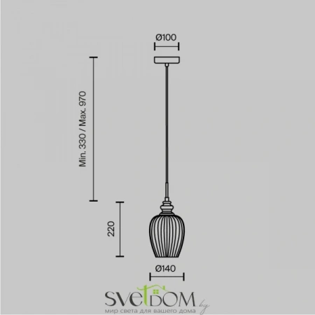 Подвесные светильники Maytoni MOD044-PL-01-N от Магазина Svetdom.by