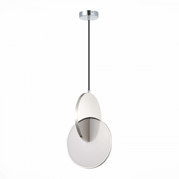 SL6107.103.01 Светильник подвесной ST-Luce Хром/Белый Хром LED 1*14W 3000K Eclisse