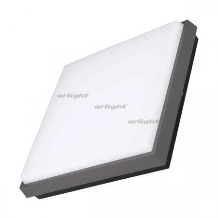 ARLIGHT Светильник LGD-AREA-S240x240-25W Warm3000 (GR, 110 deg, 230V) (Arlight, IP54 Металл, 3 года)