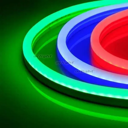 ARLIGHT Гибкий неон ARL-NEON-2617-SIDE 230V RGB (Arlight, 8 Вт/м, IP65)