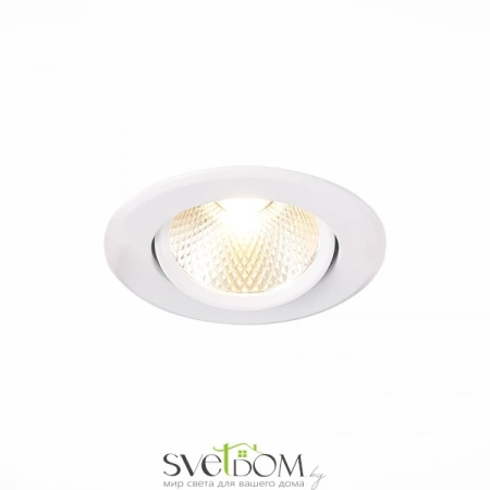 ST211.548.08.36 Св-к встр. Белый LED 1*8W 4000K 640Lm Ra80 36° IP20 D86xH50 220-240V Встраиваемые светильники ST LUCE